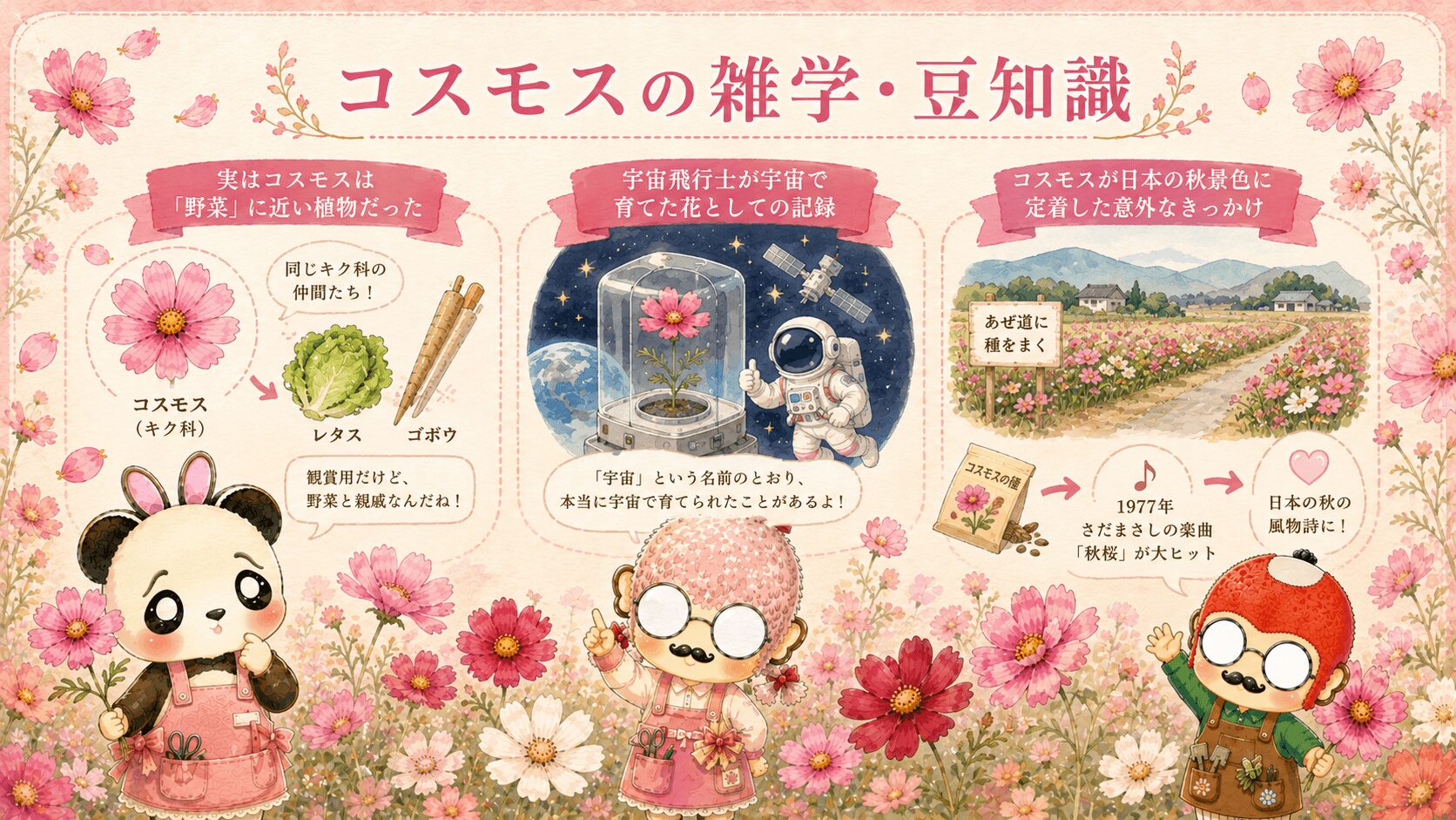コスモスの雑学や豆知識