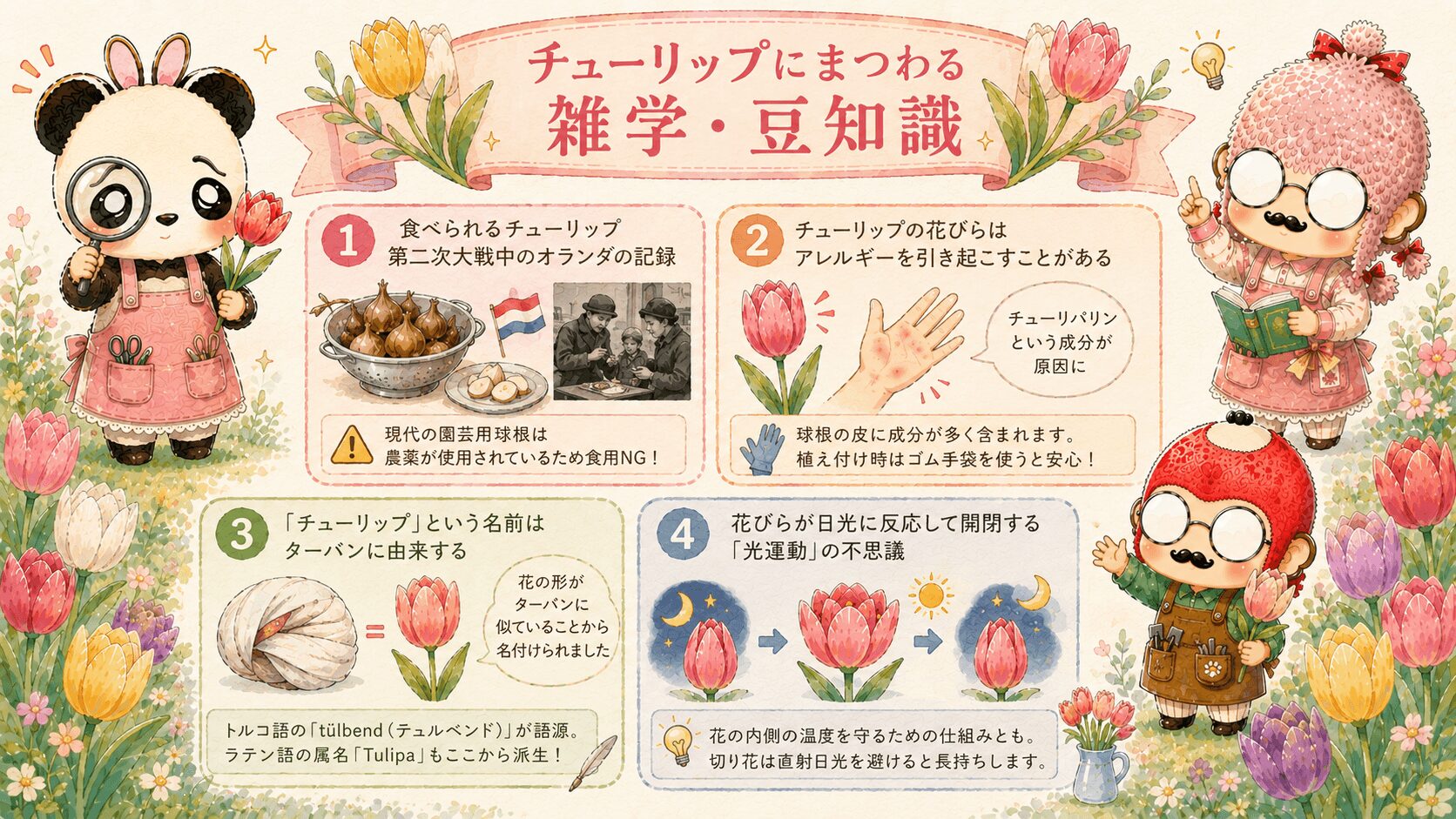 チューリップの豆知識