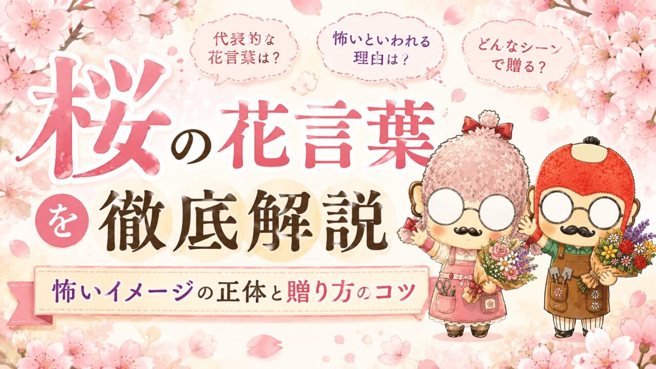 桜の花言葉を徹底解説|怖いイメージの正体と贈り方のコツ