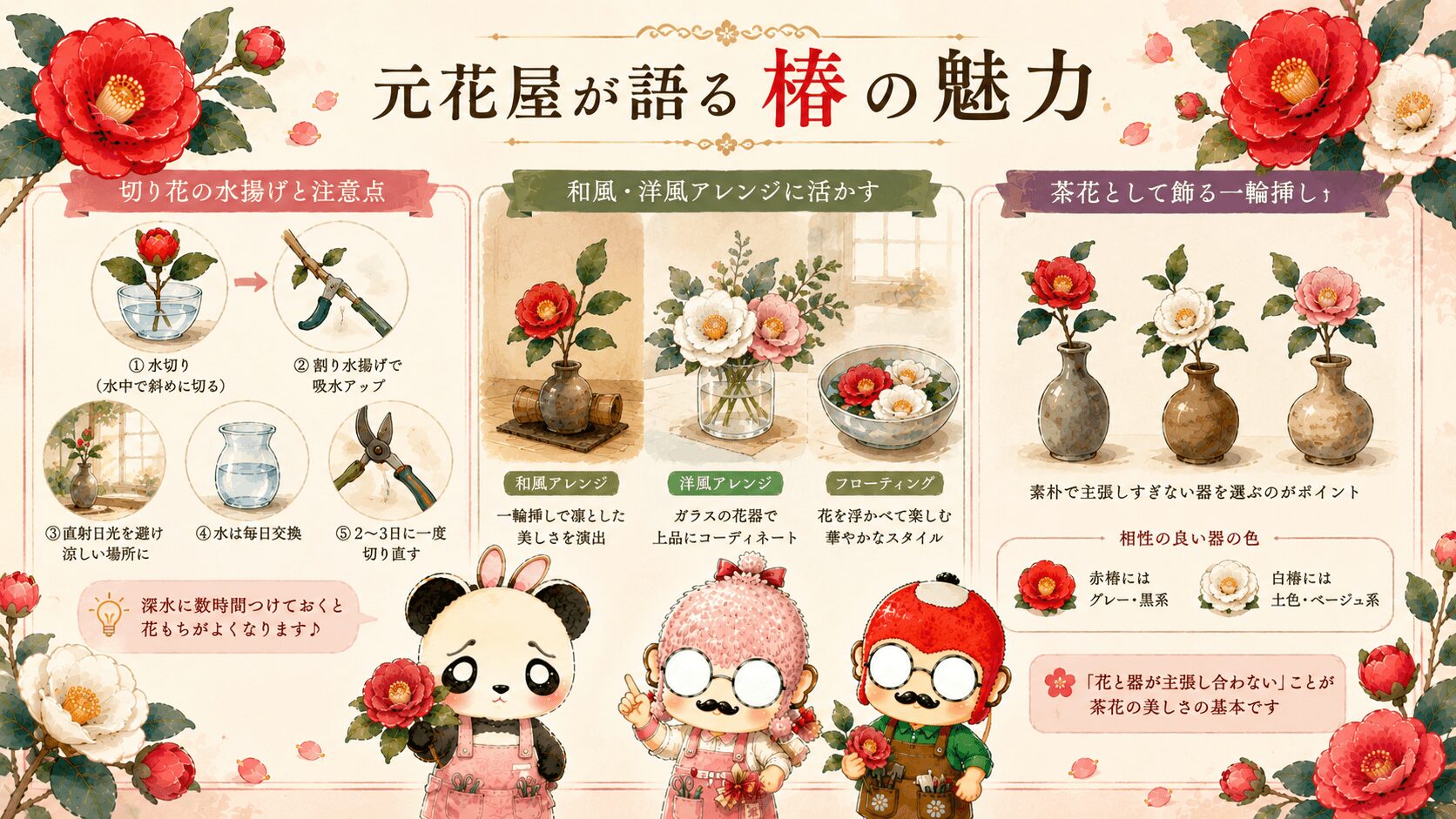 椿の魅力