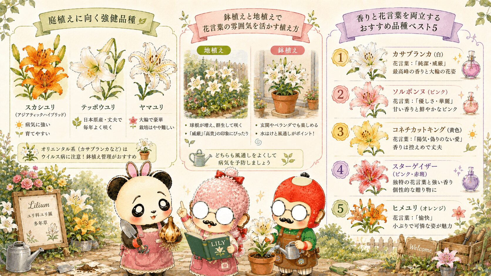 百合の品種