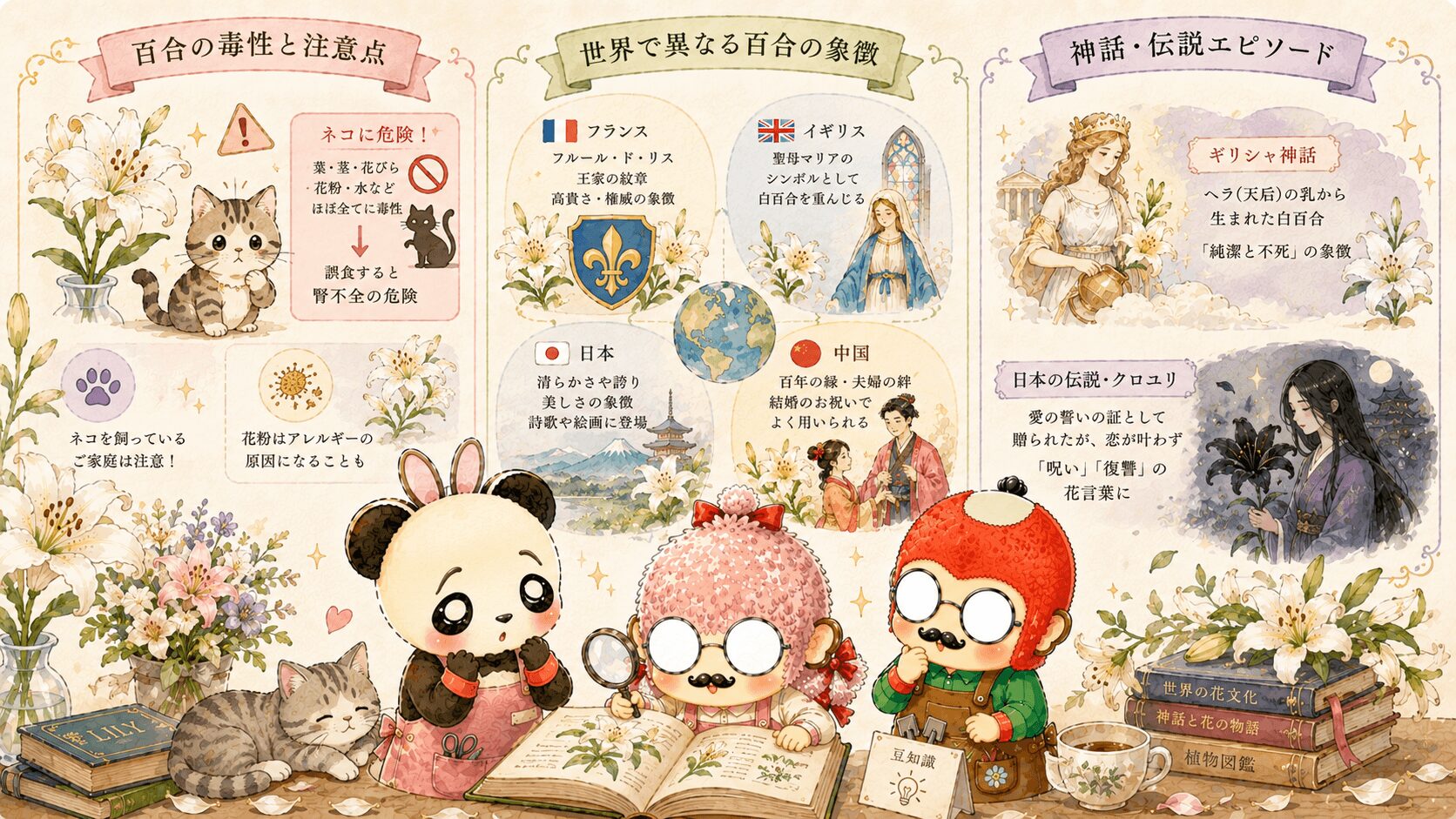 百合の雑学や豆知識