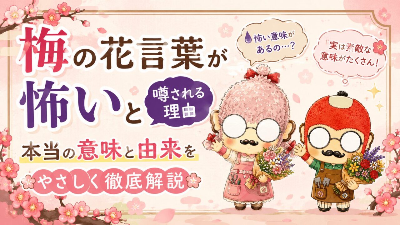 梅の花言葉が怖いと噂される理由｜本当の意味と由来をやさしく徹底解説