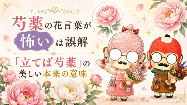 牡丹の花言葉は怖い？｜百花の王と呼ばれる理由と色ごとの意味