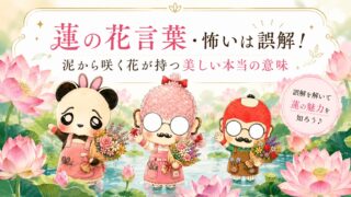 蓮の花言葉・怖いは誤解！泥から咲く花が持つ美しい本当の意味