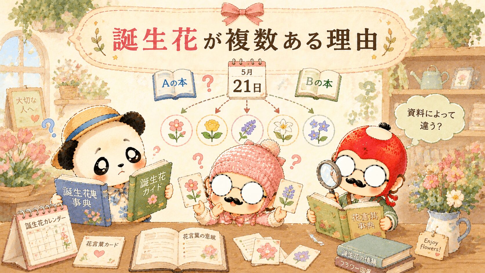 誕生花が複数ある理由