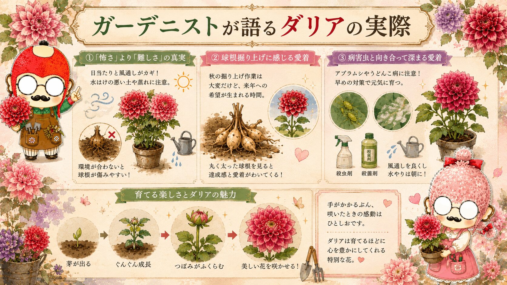 ダリアとガーデニング