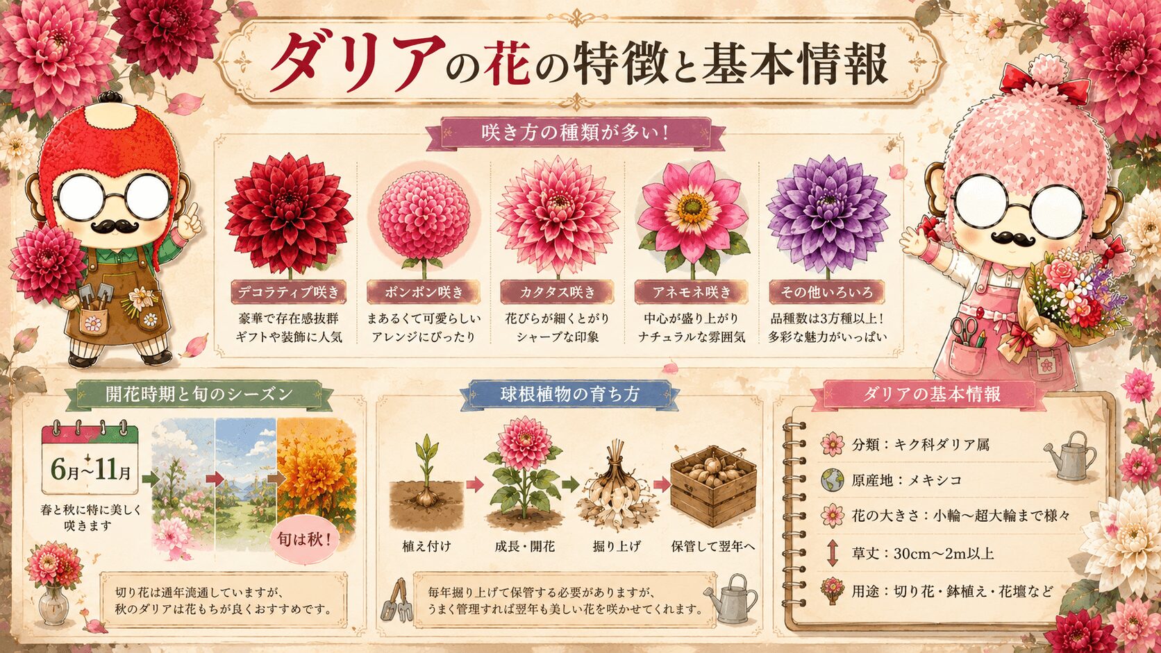 ダリアの基本情報