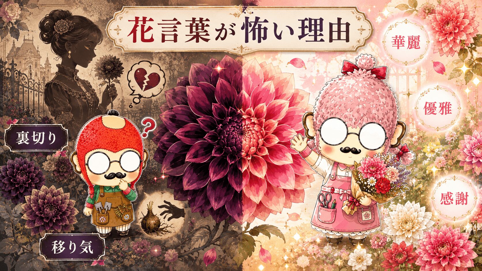 ダリアの花言葉が怖い理由