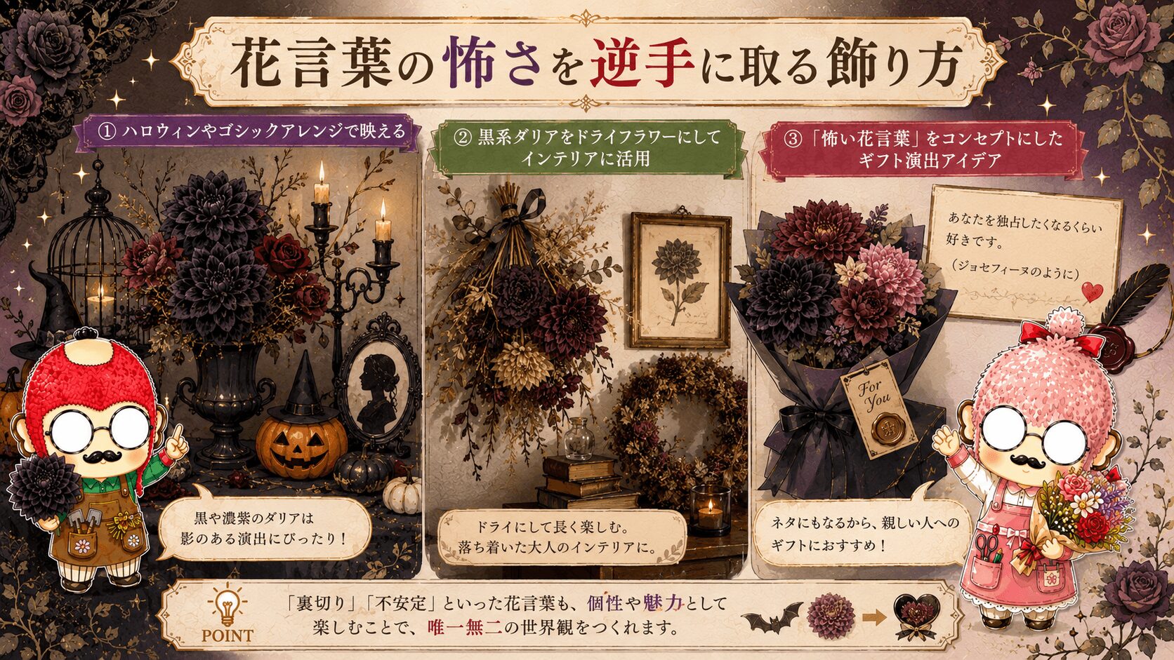 ダリアの飾り方