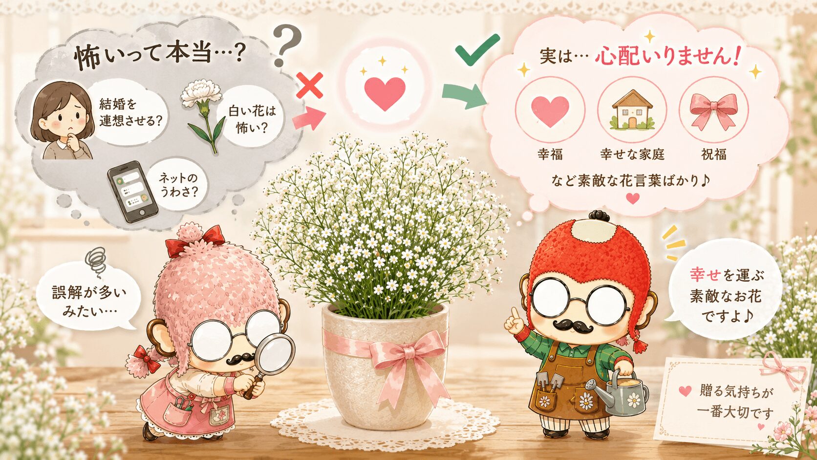 ブライダルベールの花言葉は怖いのか