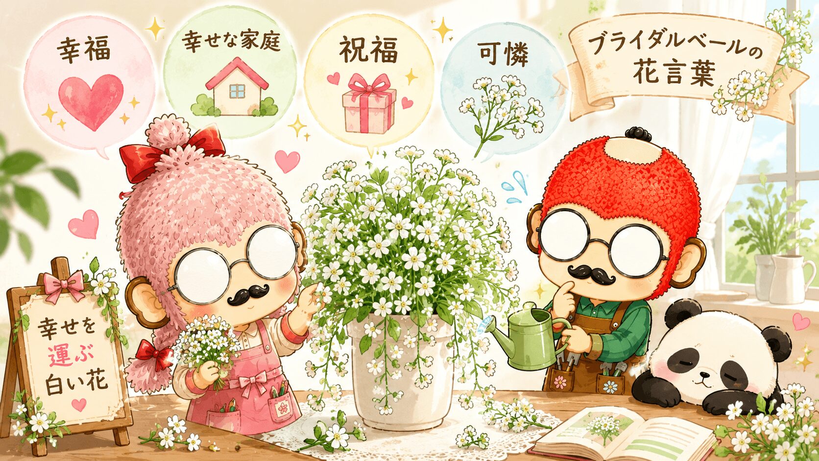 ブライダルベールの花言葉一覧