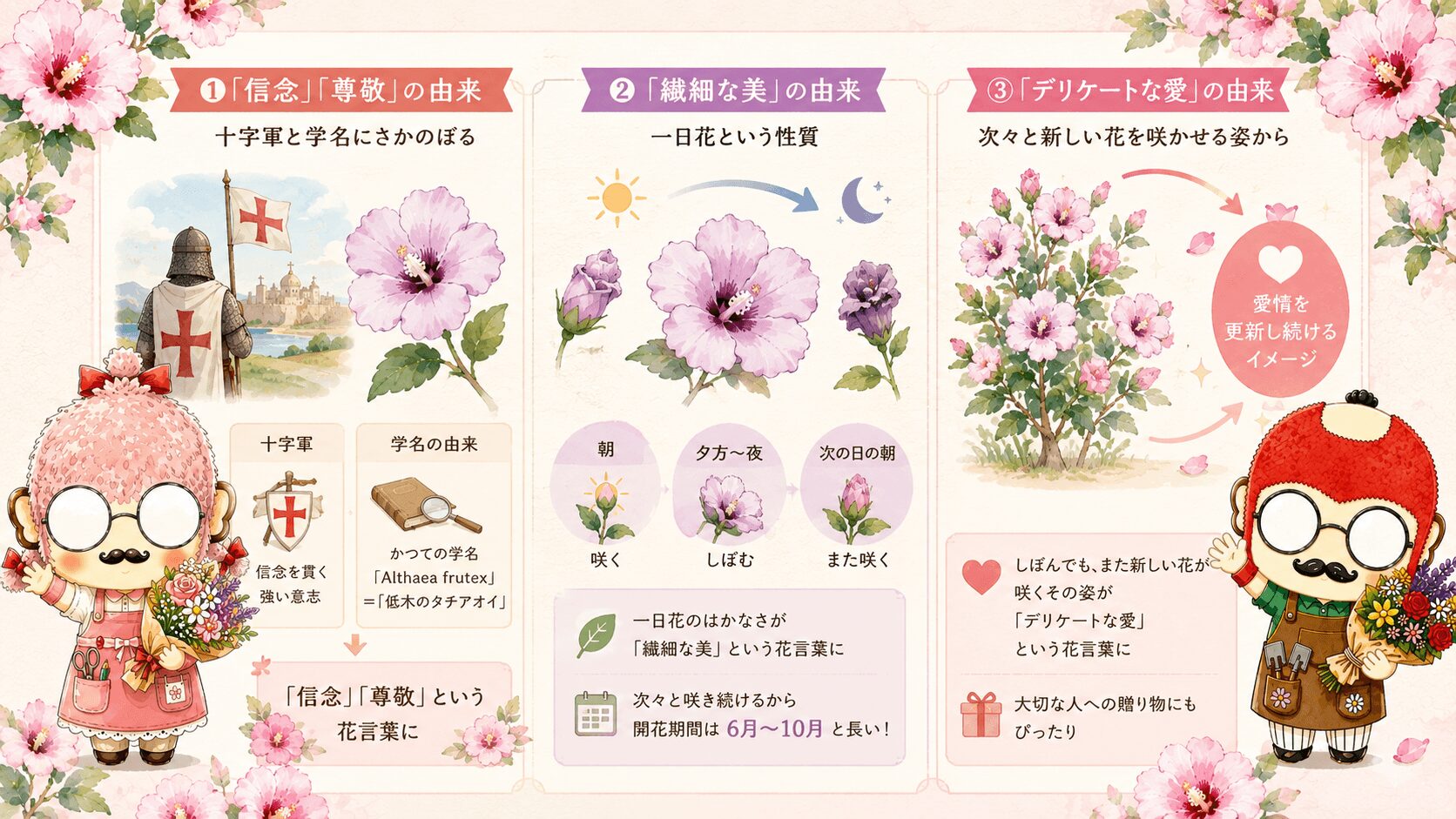ムクゲの花言葉の由来