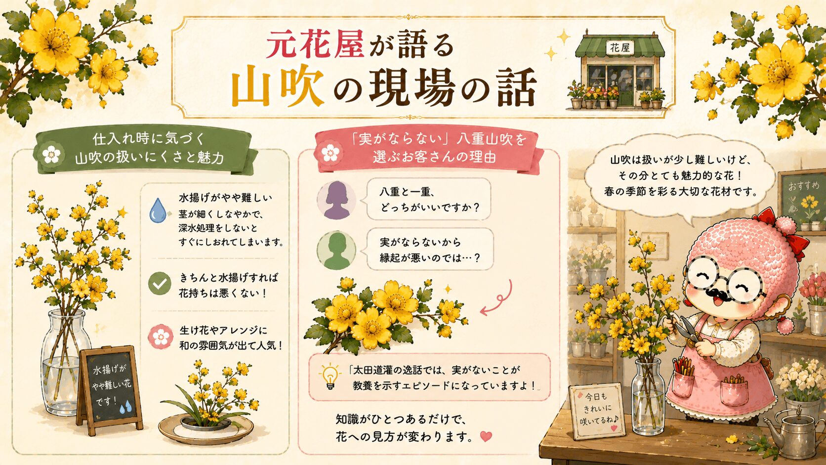 山吹の魅力