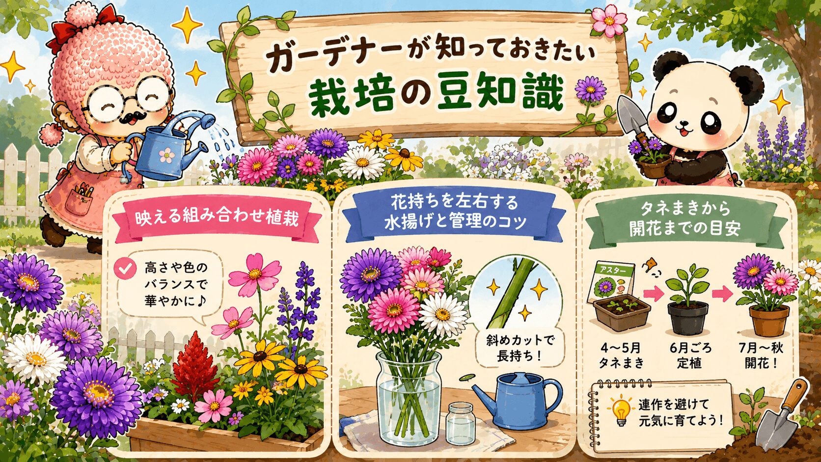 アスターにまつわる雑学