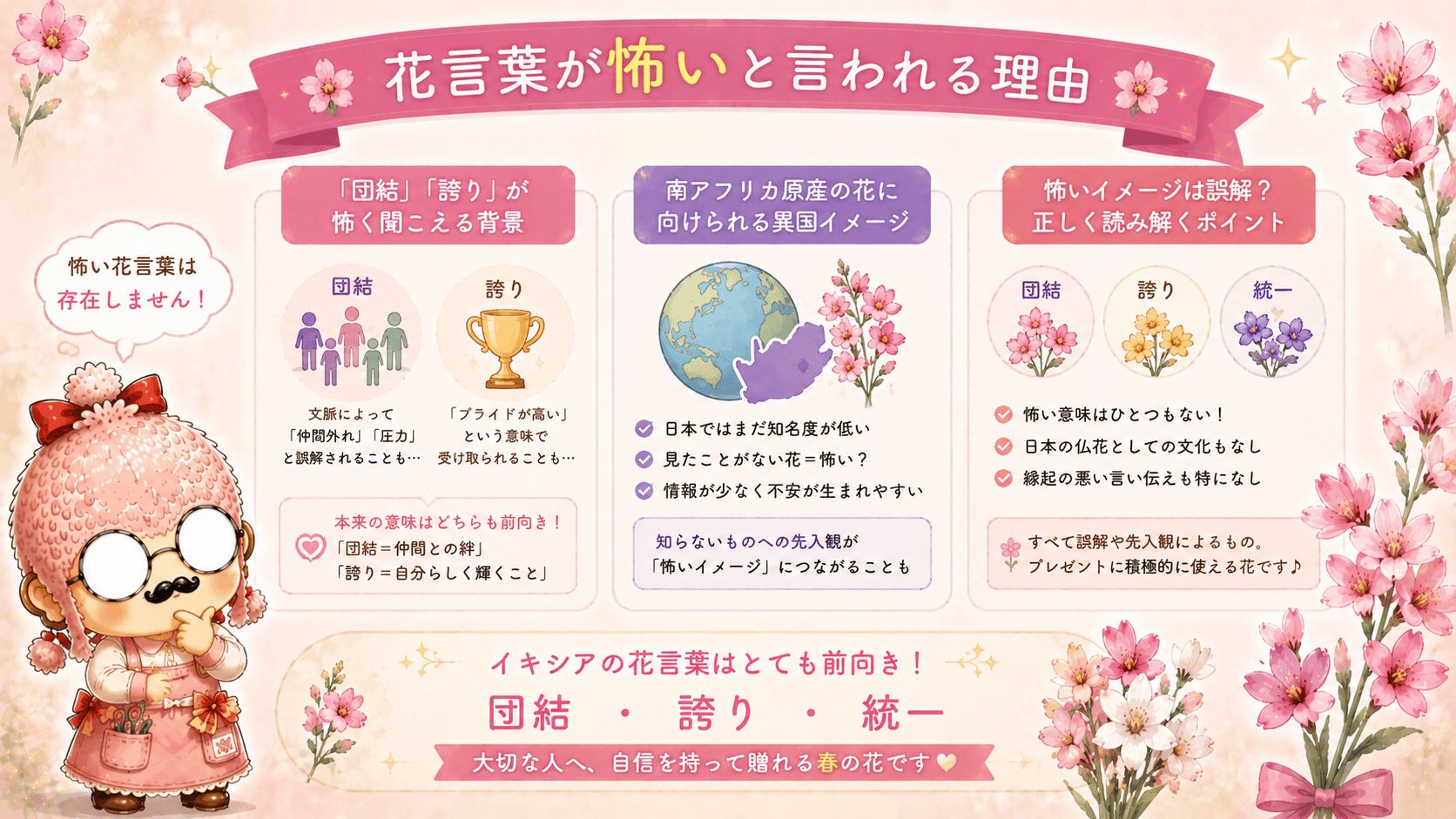イキシアの花言葉は怖いのか