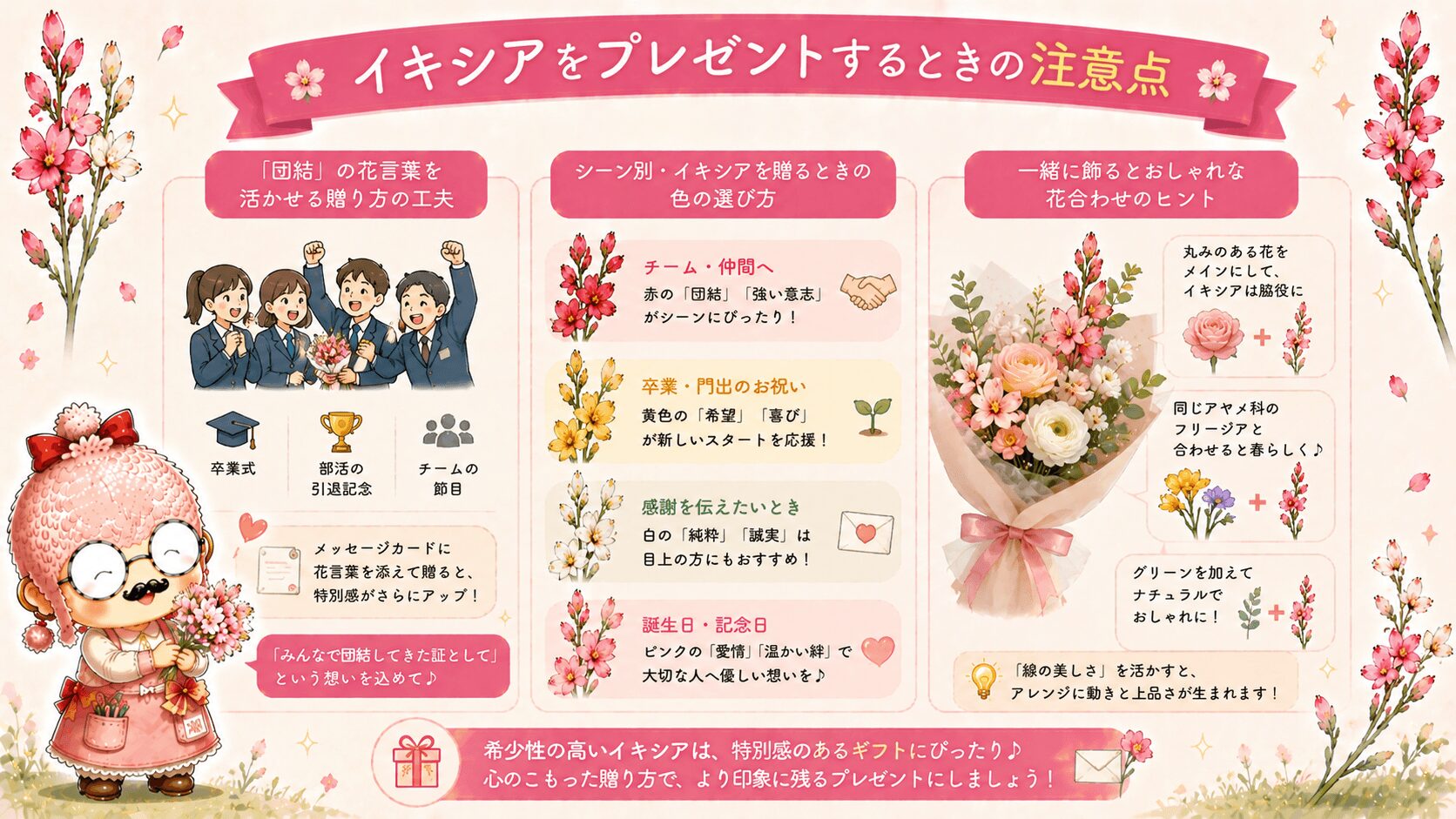 イキシアの贈り方