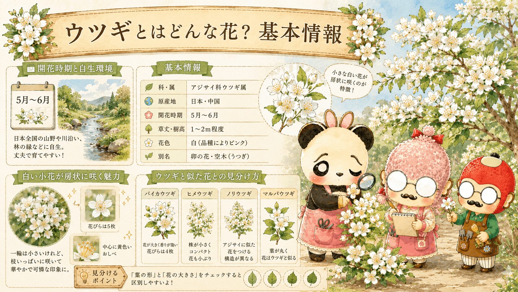 ウツギとはどんな花