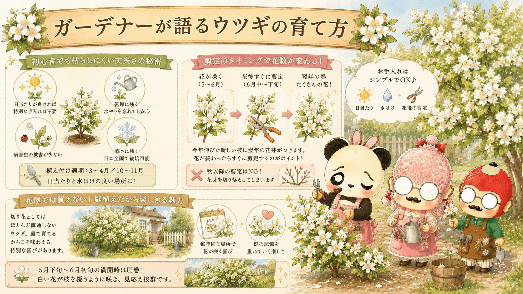 ウツギの育て方