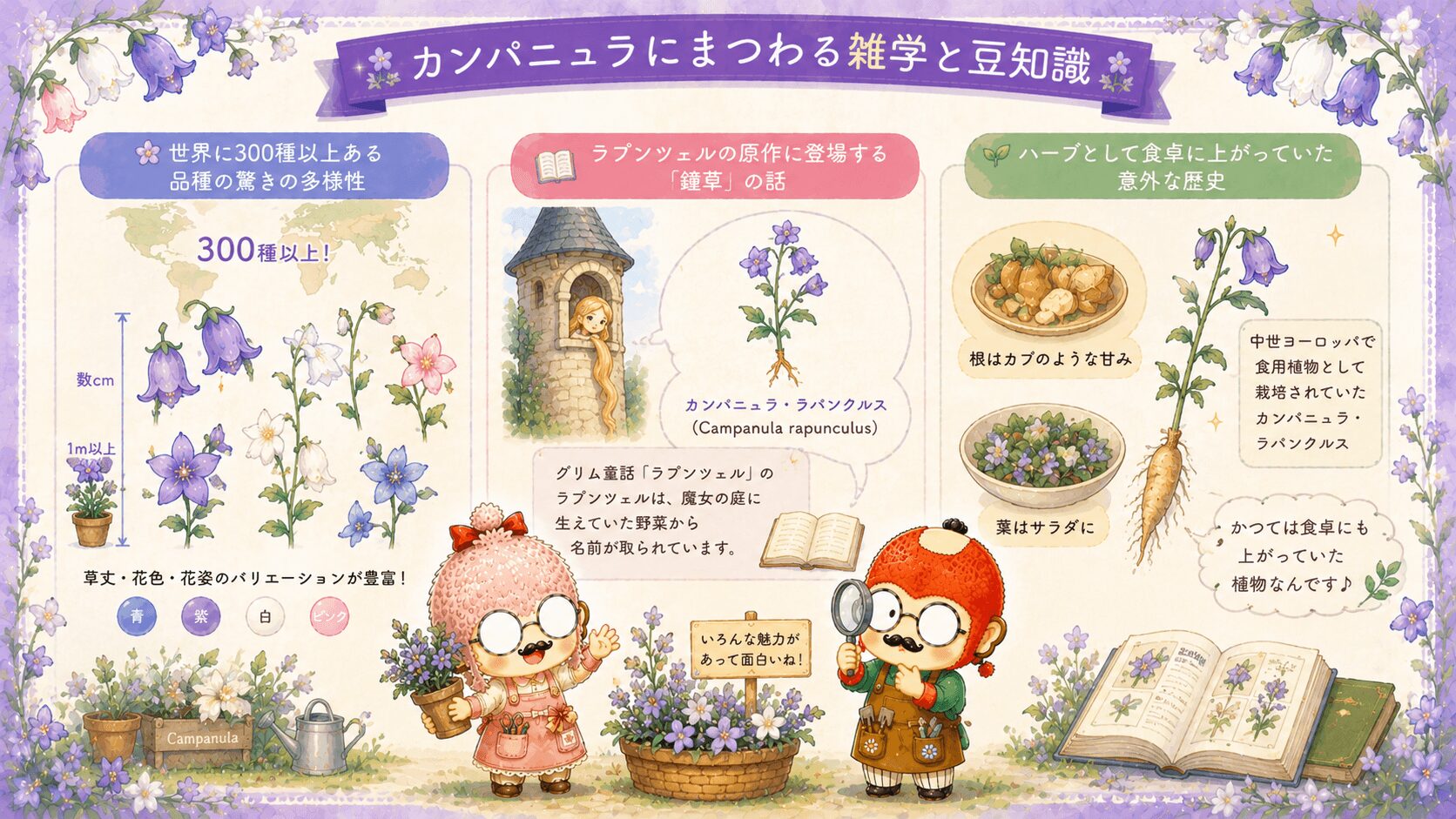 カンパニュラの雑学