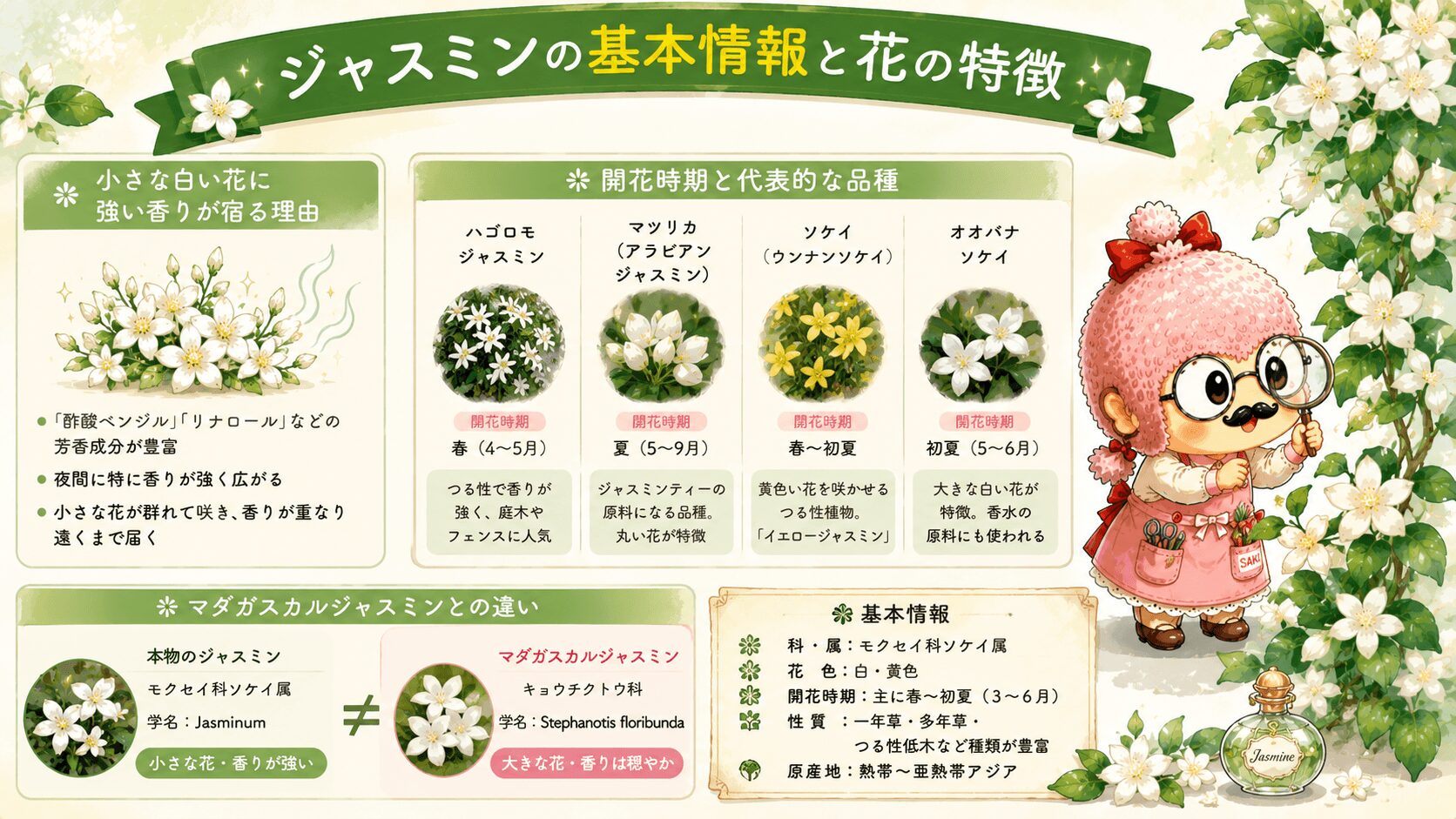 ジャスミンの基本情報