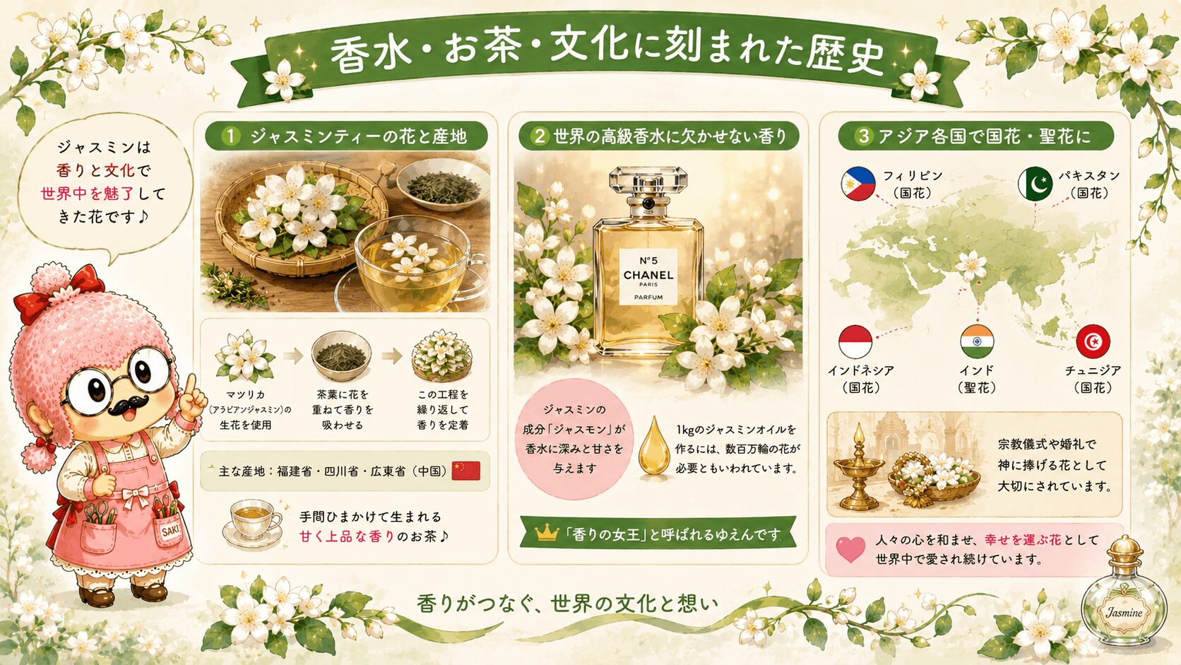 ジャスミンの香りと文化
