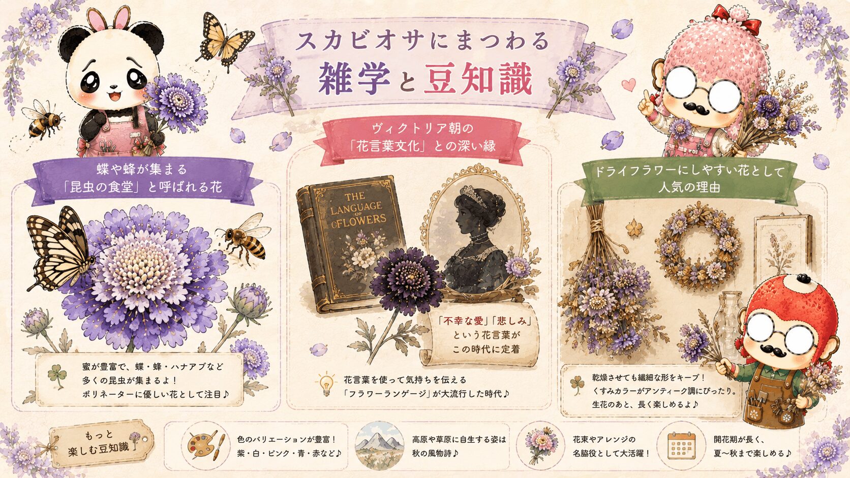 スカビオサにまつわる雑学