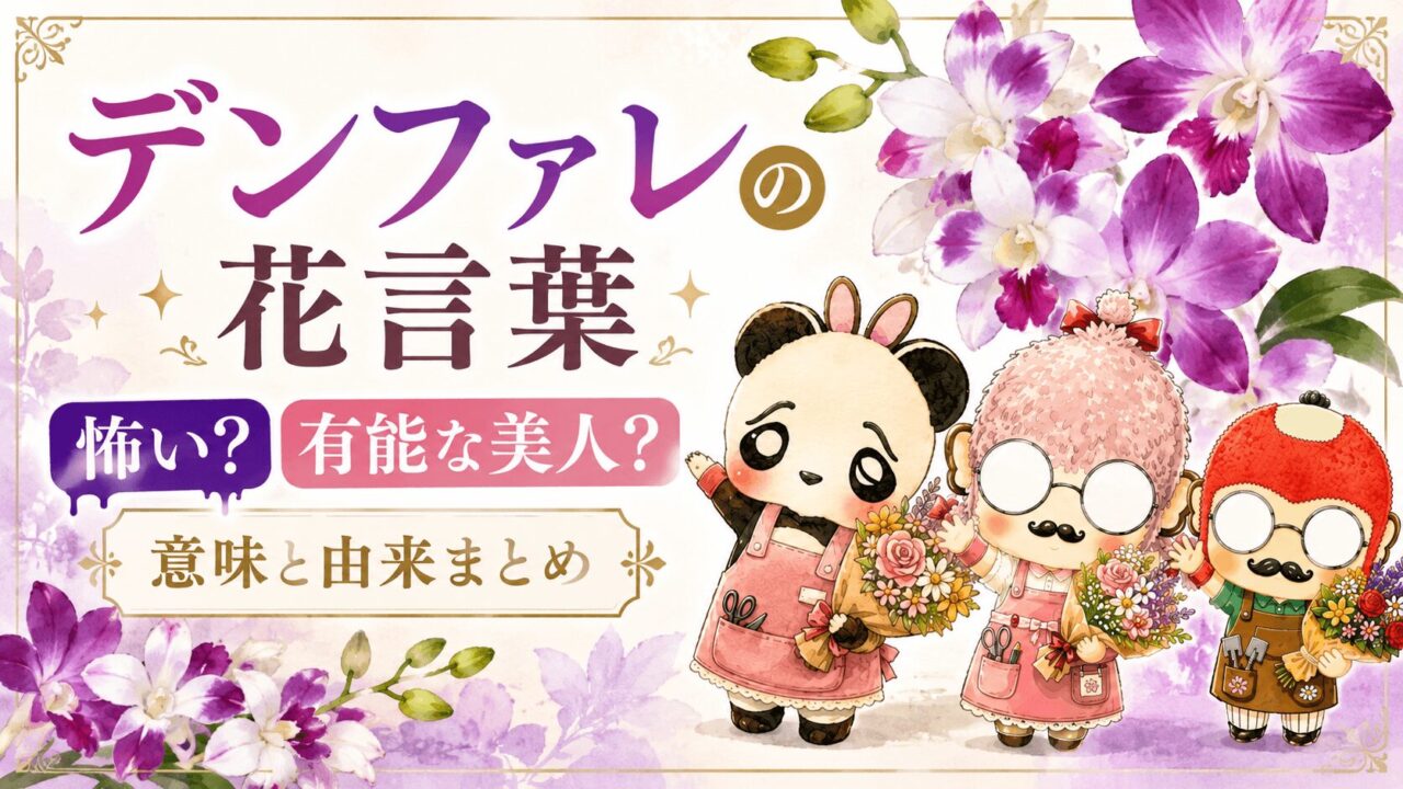 デンファレの花言葉【怖い？有能な美人？】意味と由来まとめ