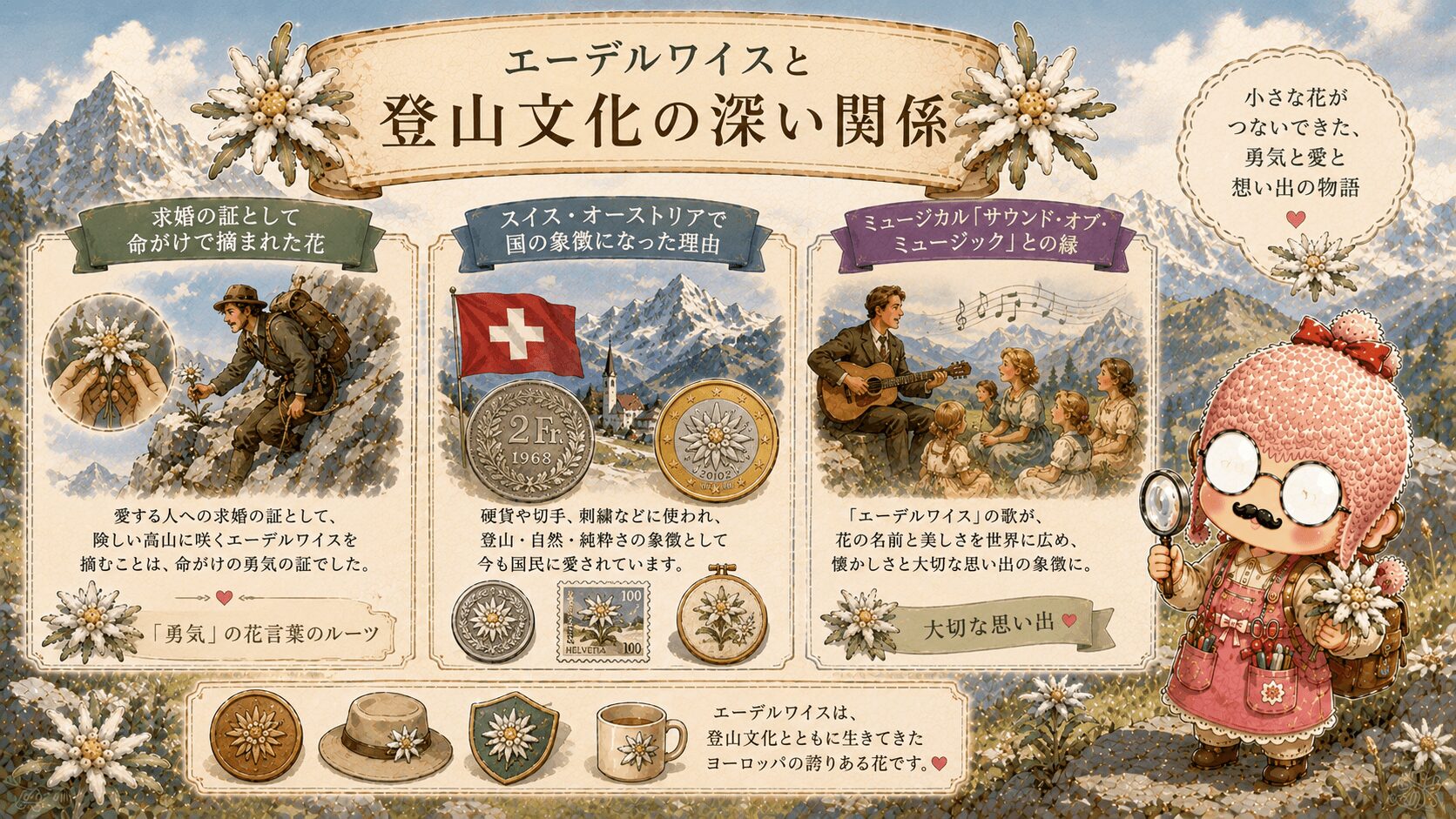 エーデルワイスと登山文化