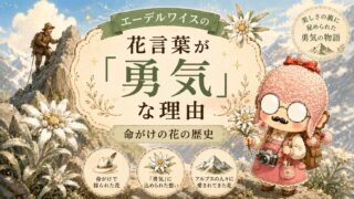 エーデルワイスの花言葉が「勇気」な理由｜命がけの花の歴史