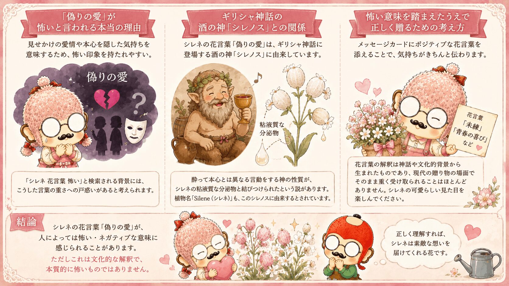 シレネの怖い花言葉