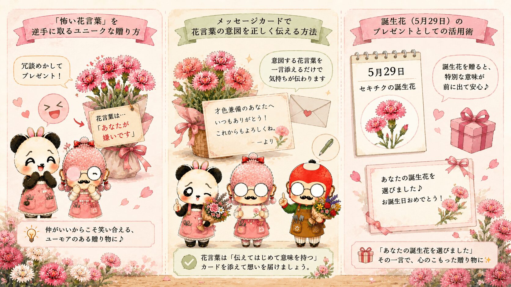 セキチクの花言葉の活かし方