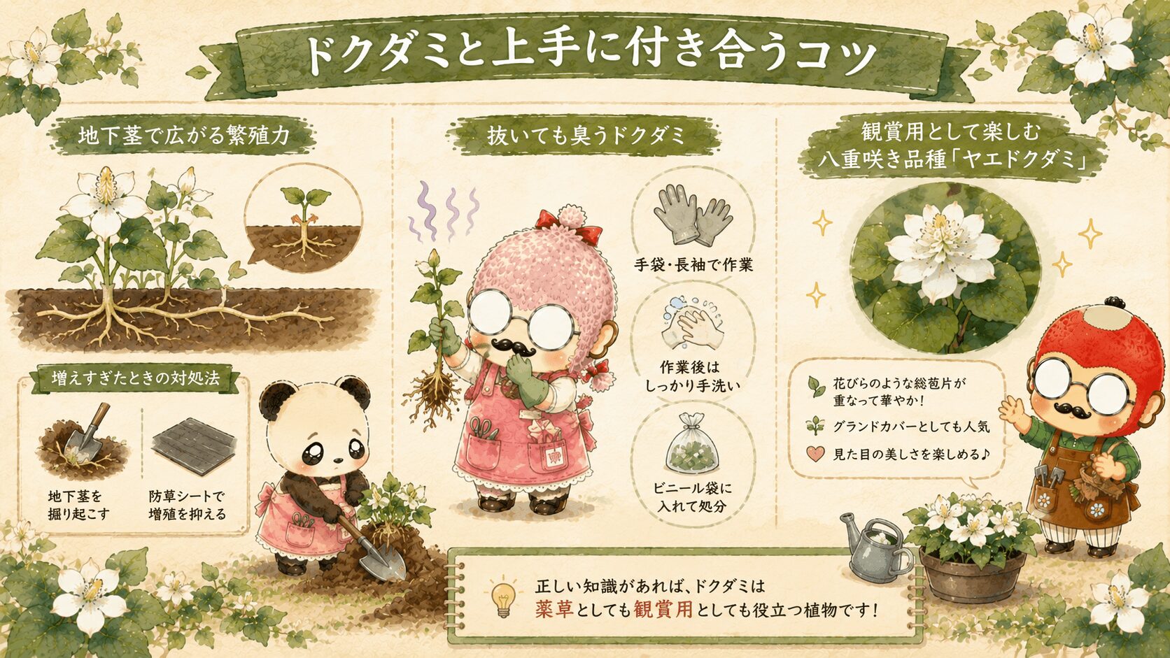 ドクダミの育て方ガイド