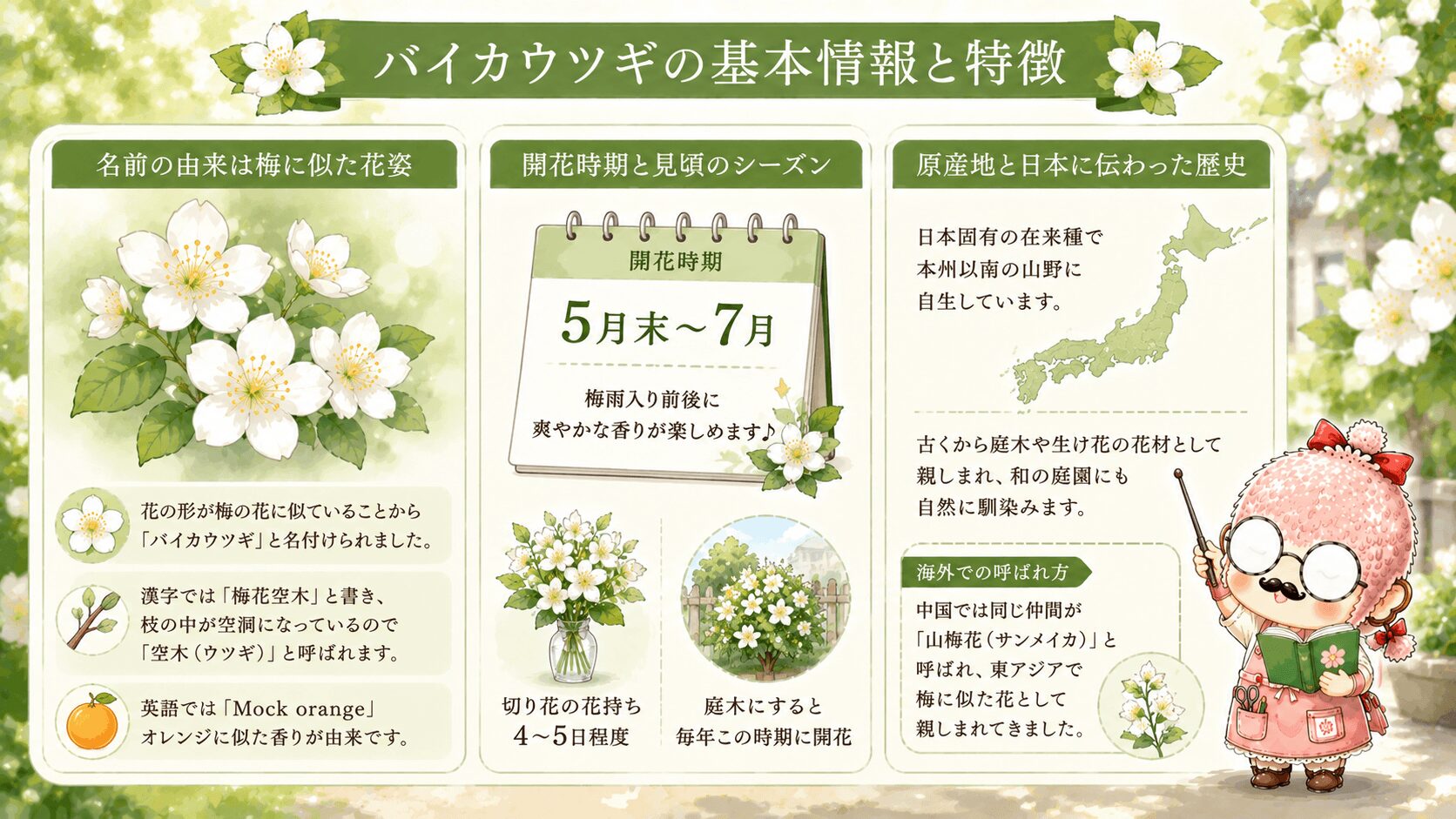 バイカウツギの基本情報