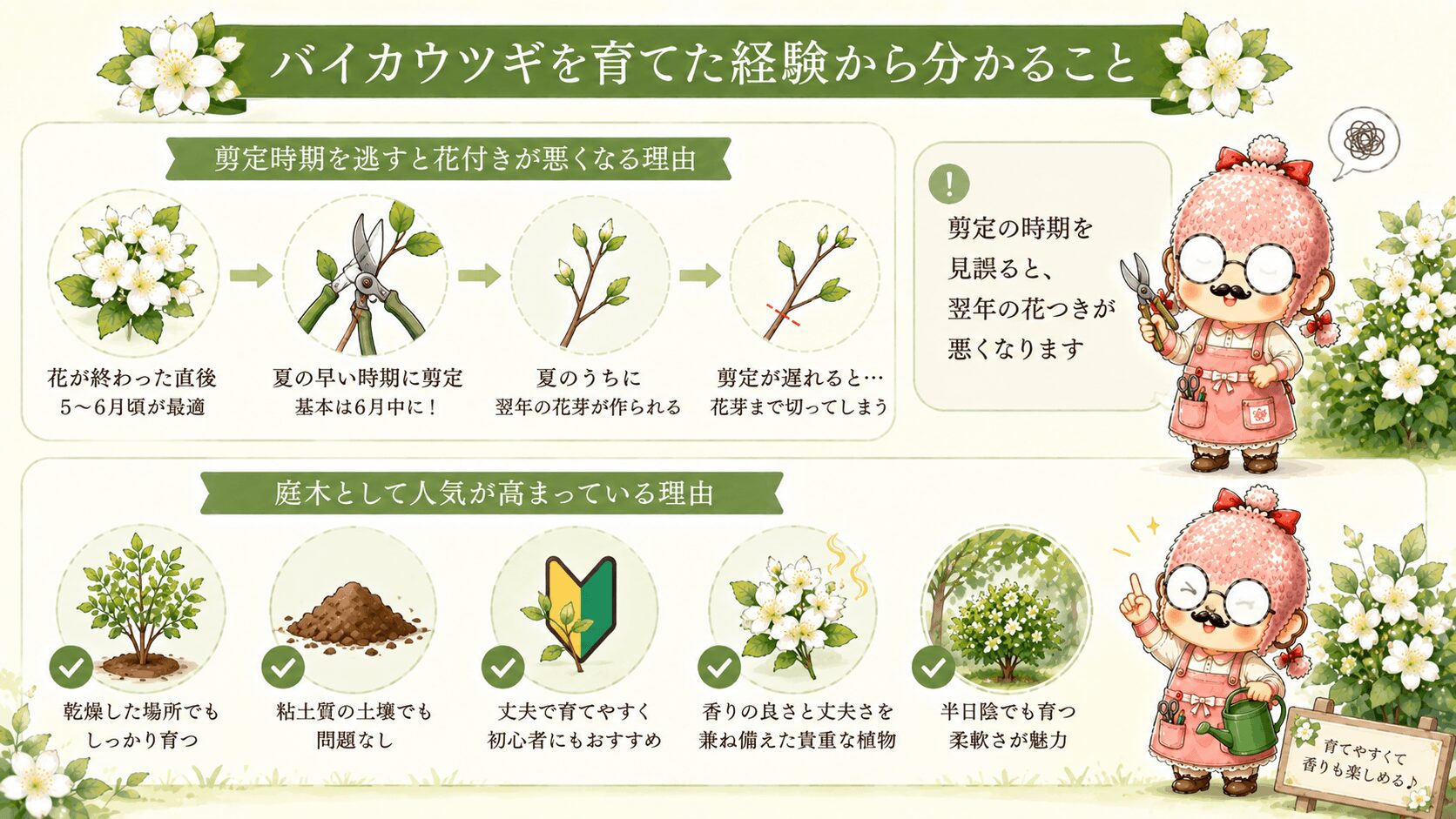 バイカウツギの育て方