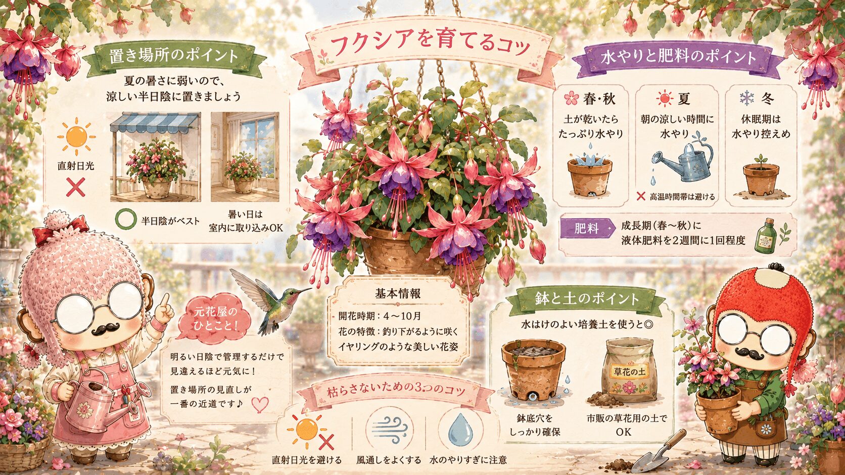 フクシアの育て方