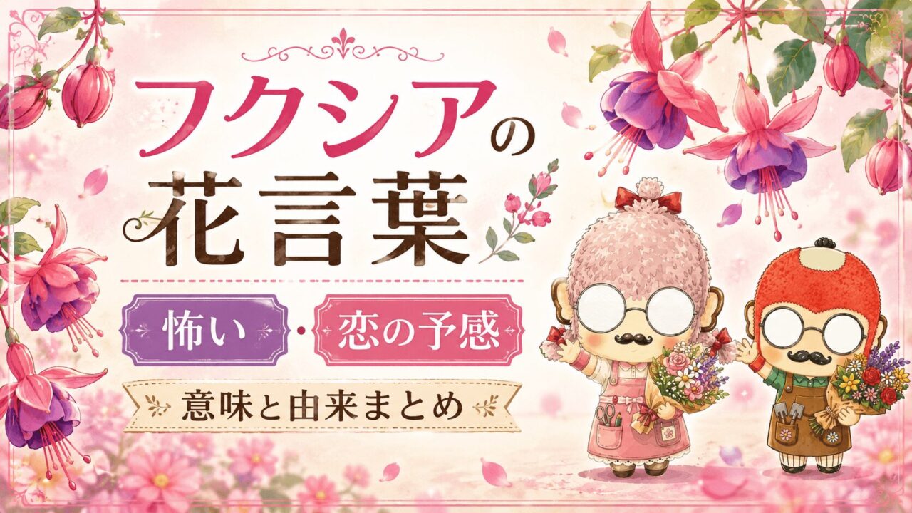 フクシアの花言葉【怖い・恋の予感】意味と由来まとめ