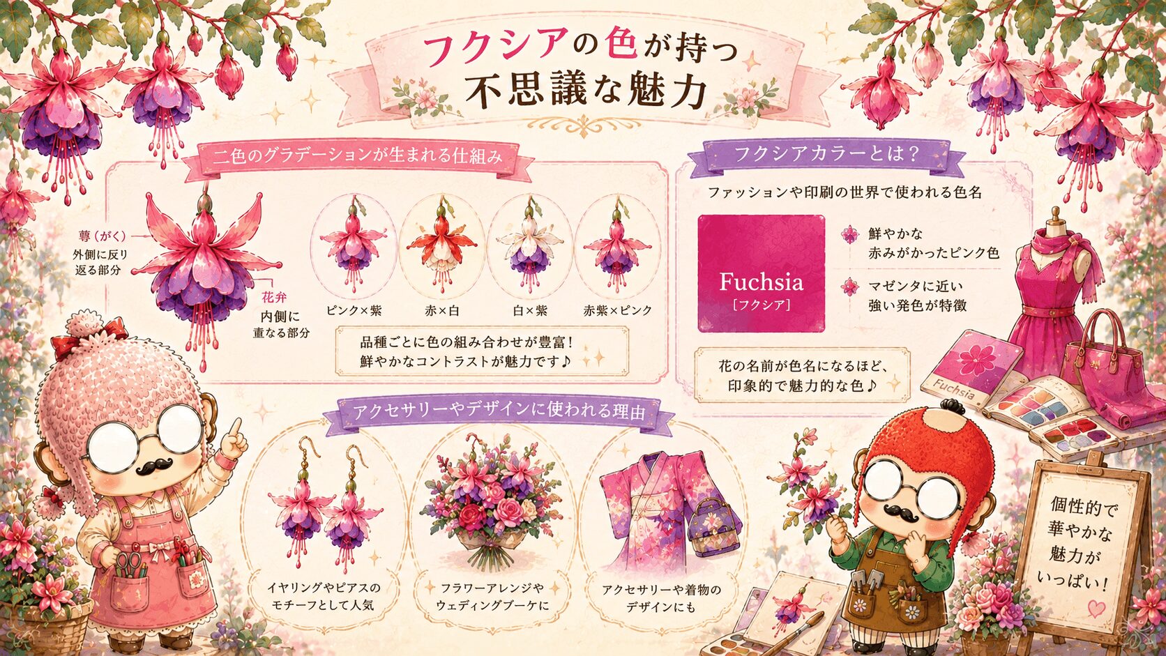 フクシアの魅力と色彩