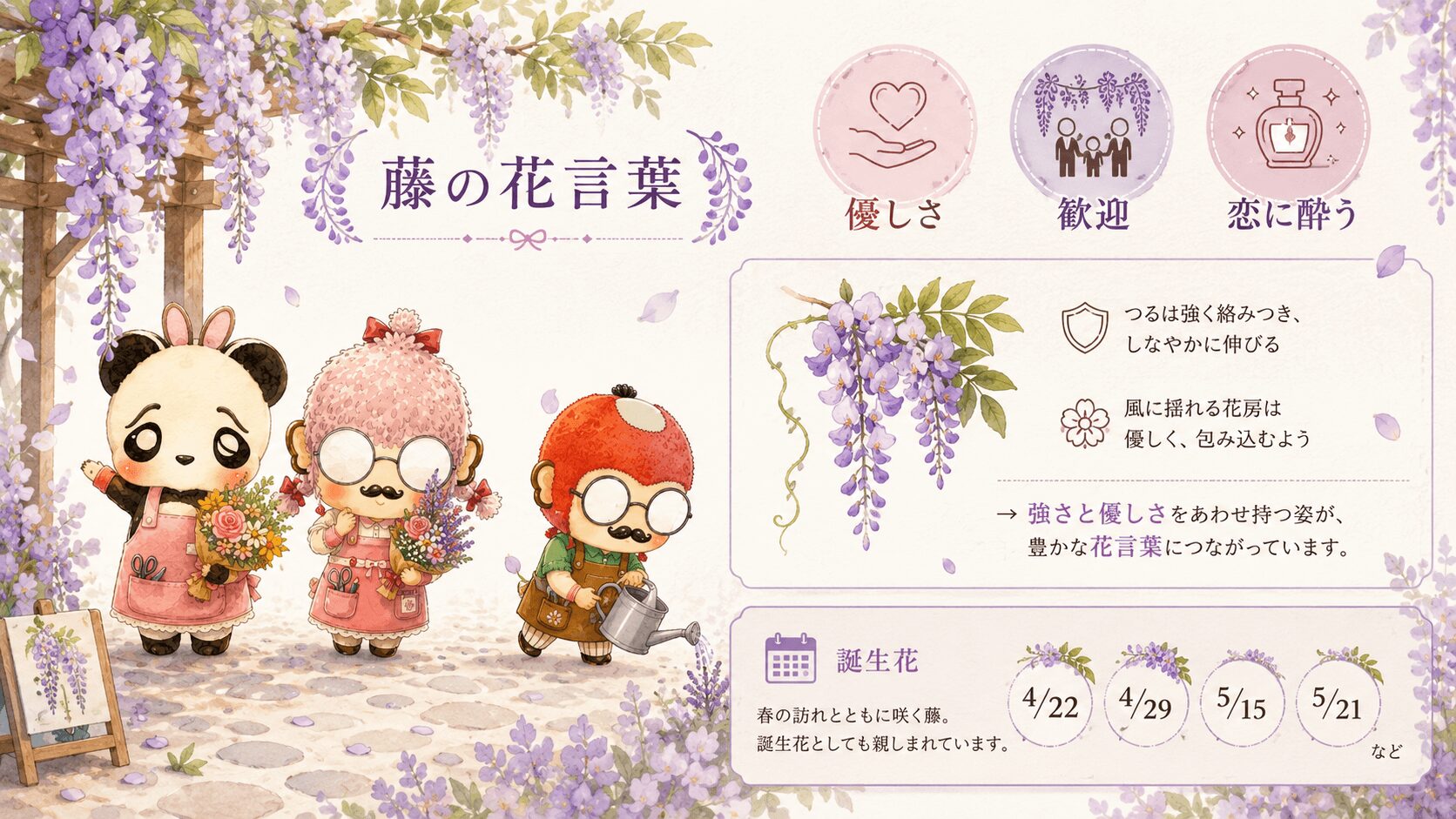藤の花言葉