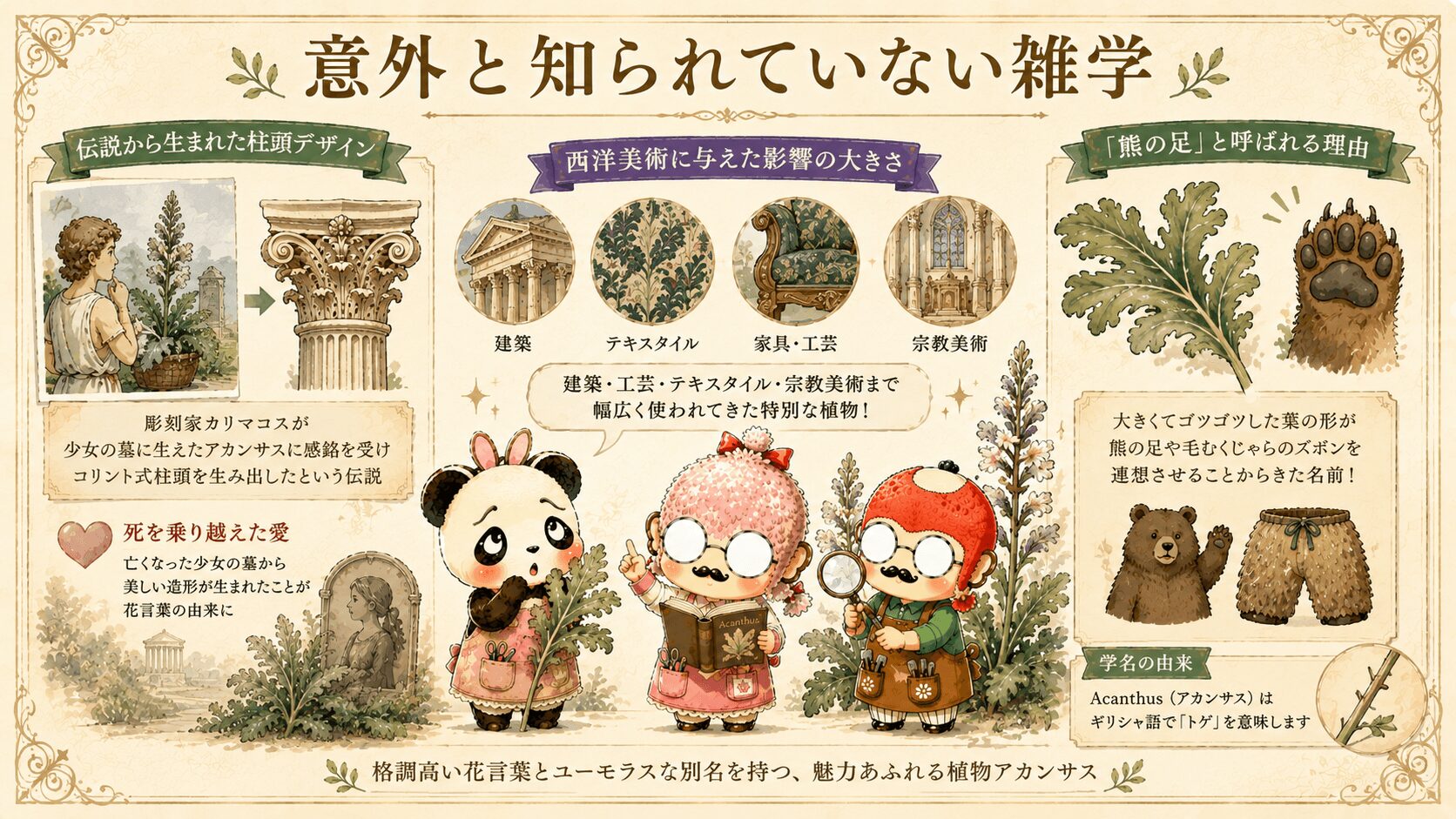 アカンサスの雑学