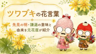 ツワブキの花言葉｜先見の明・謙遜の意味と由来を元花屋が紹介