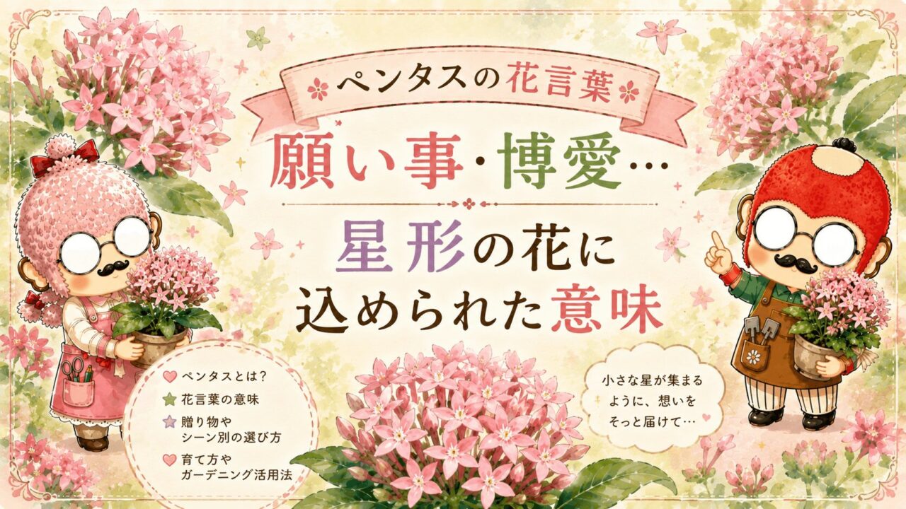 ペンタスの花言葉|願い事・博愛…星形の花に込められた意味