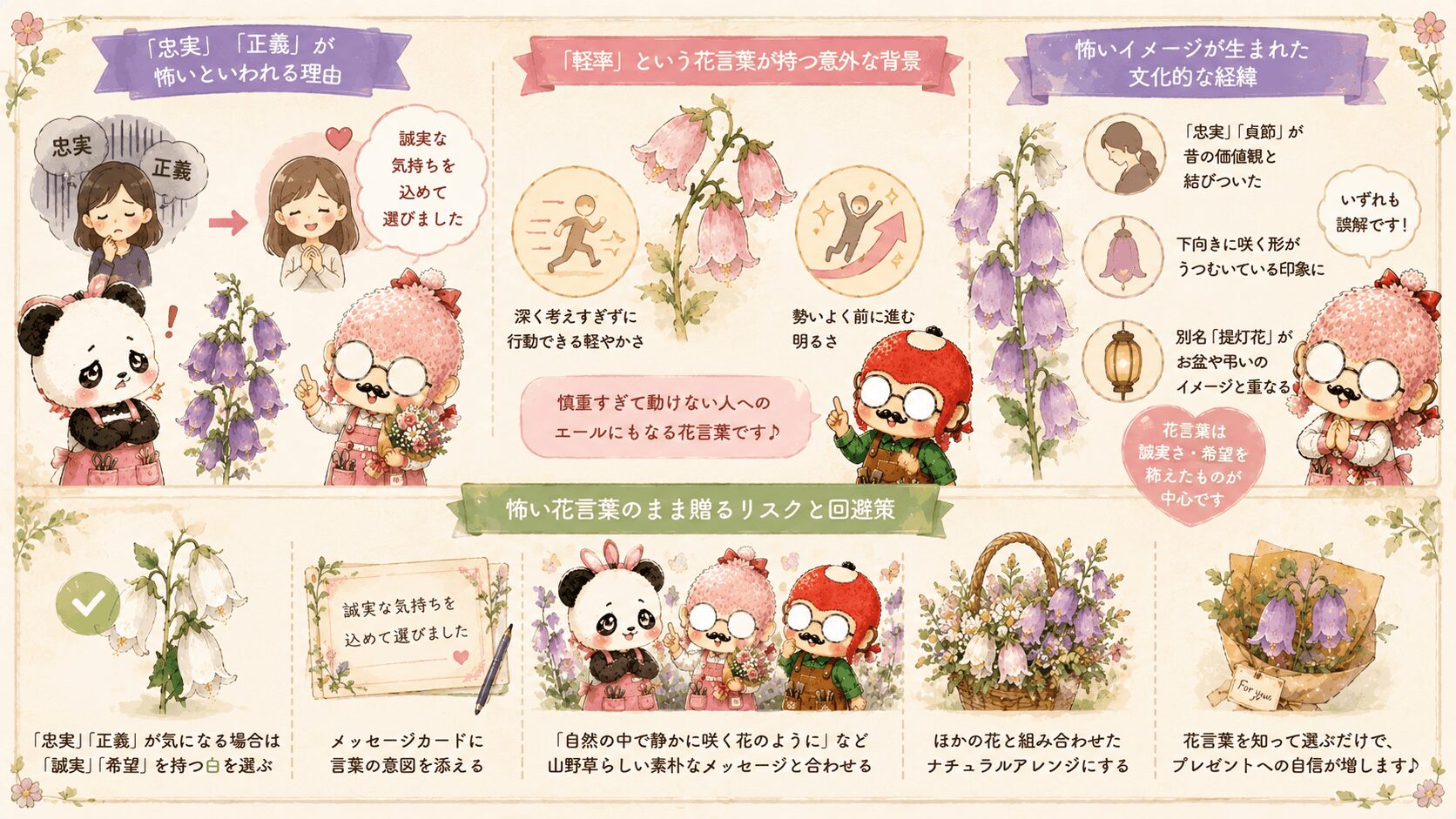 ホタルブクロの花言葉は怖いのか