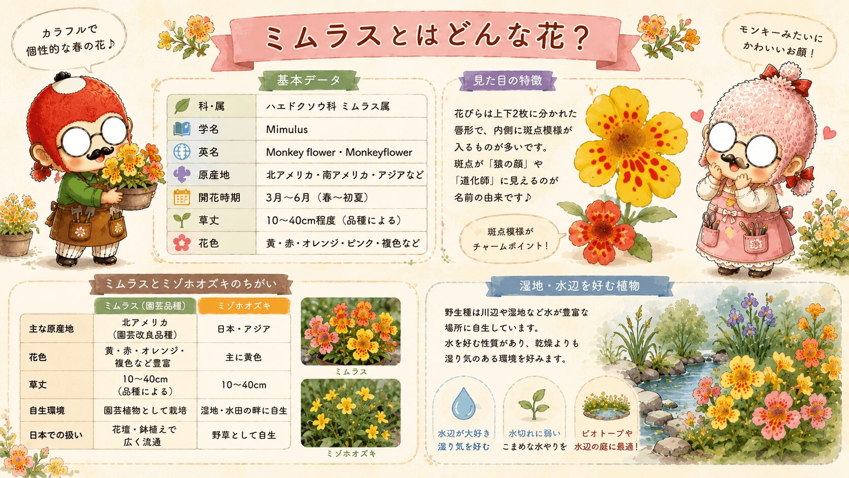 ミムラスとはどんな花
