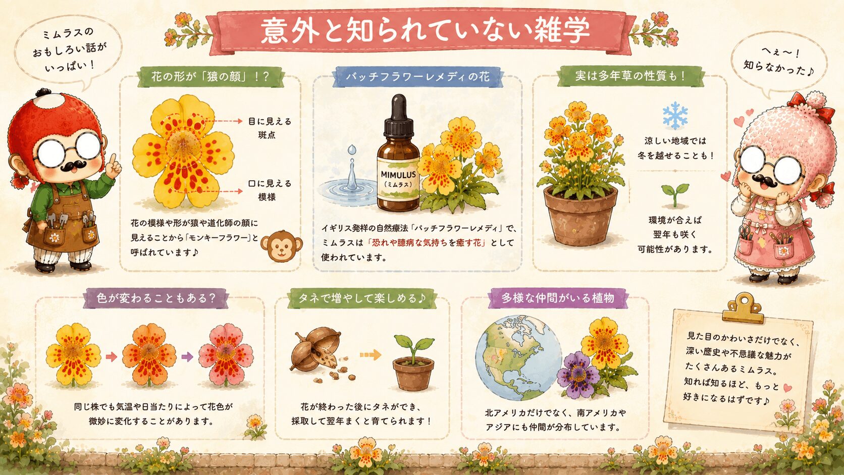 ミムラスの雑学