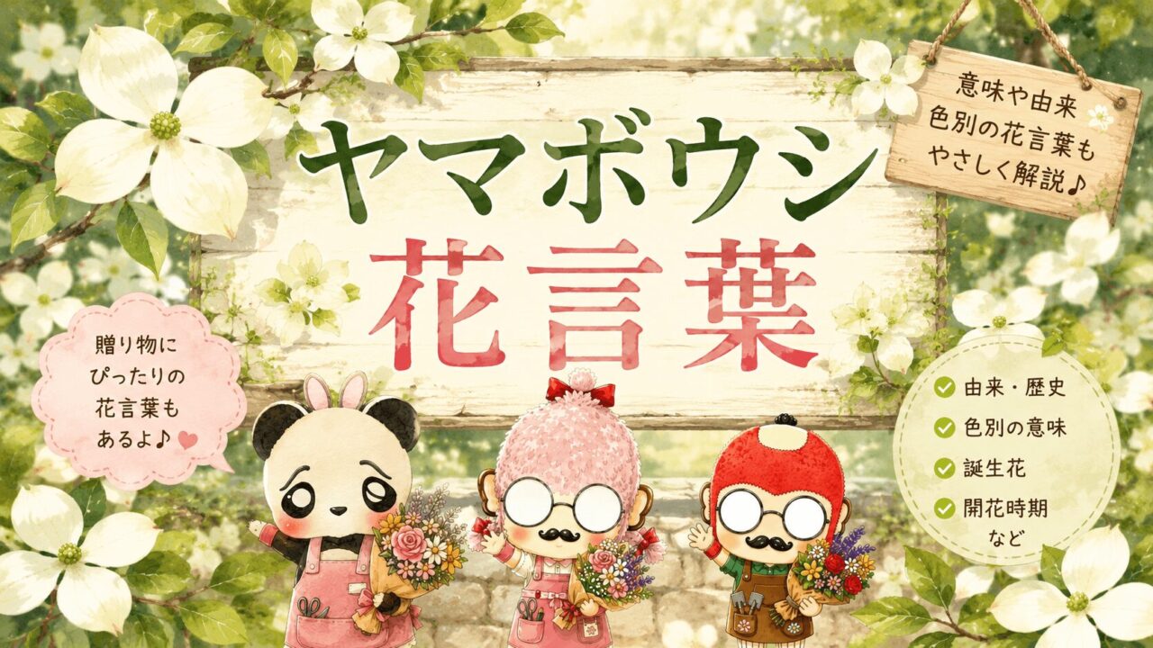 ヤマボウシの花言葉に怖い意味なし！友情・返礼の本当の由来とは