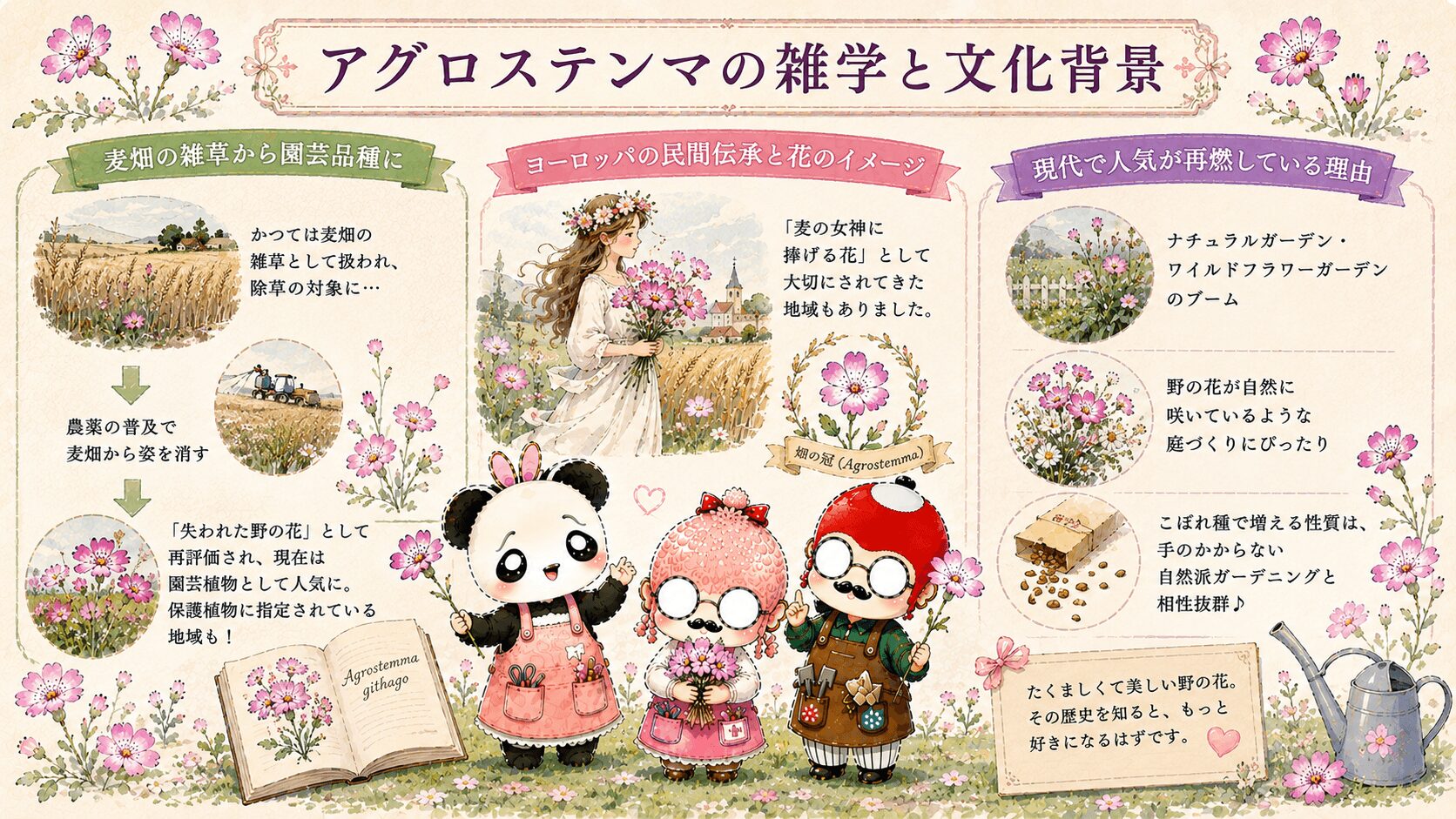 アグロステンマの雑学と文化