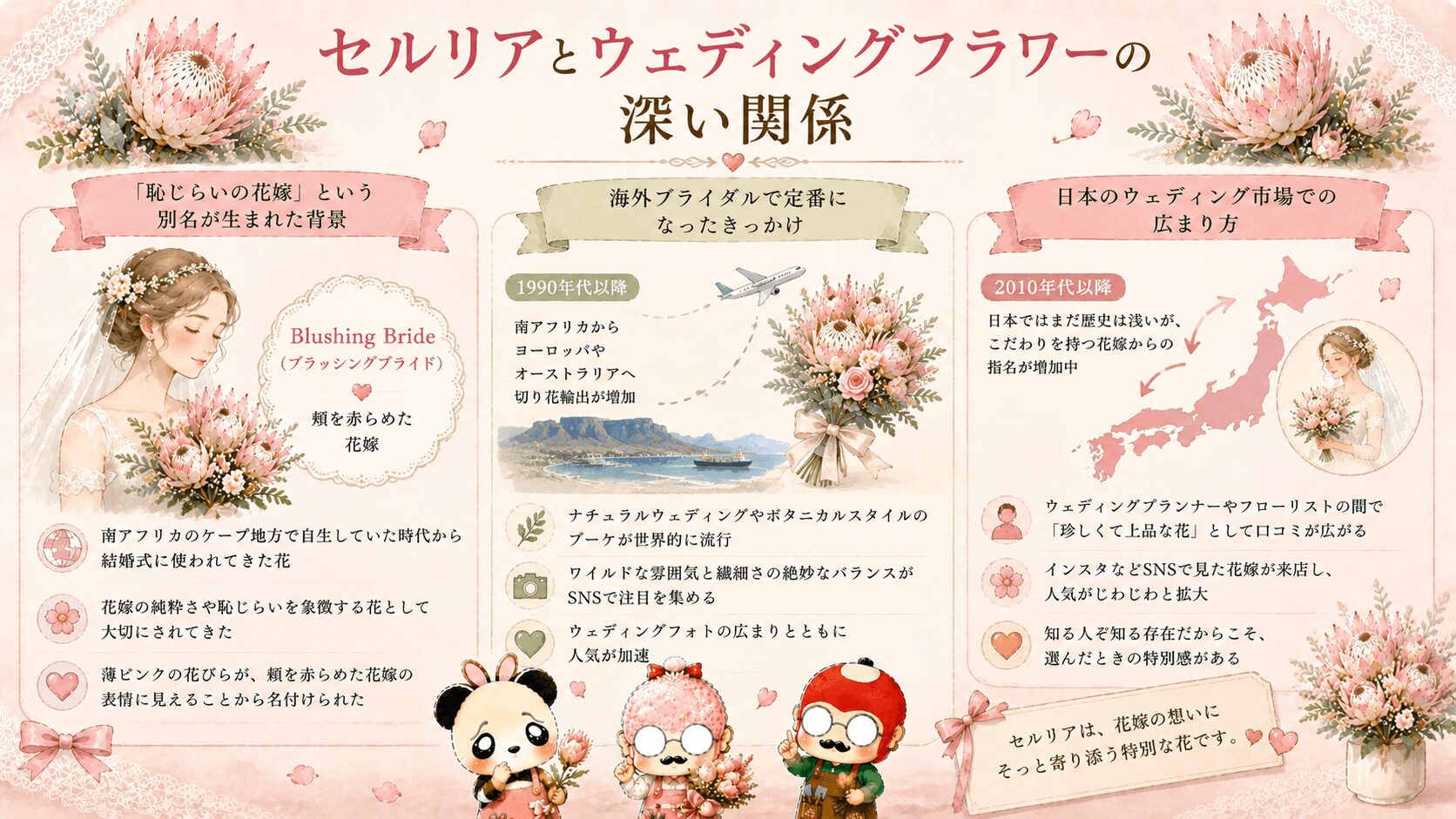 セルリアとウェディングフラワー