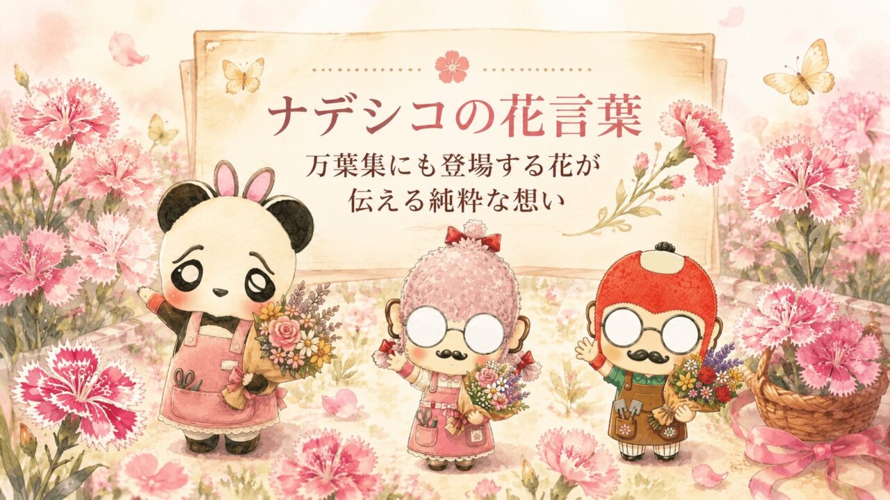 ナデシコの花言葉|万葉集にも登場する花が伝える純粋な想い