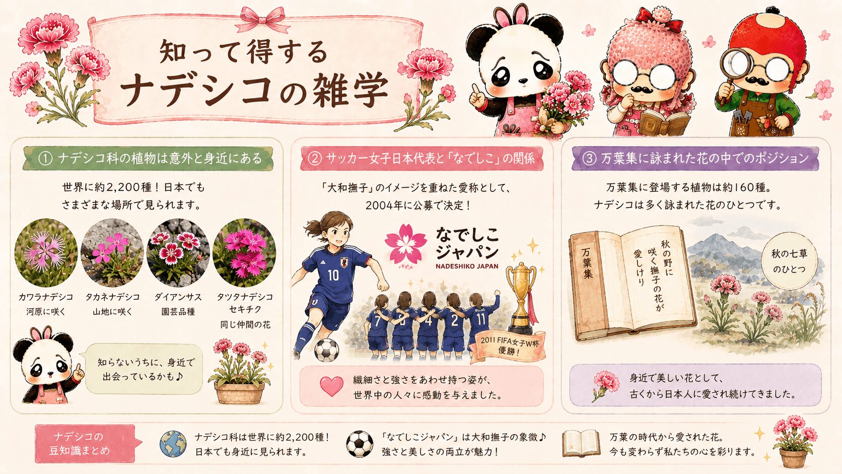 ナデシコの雑学